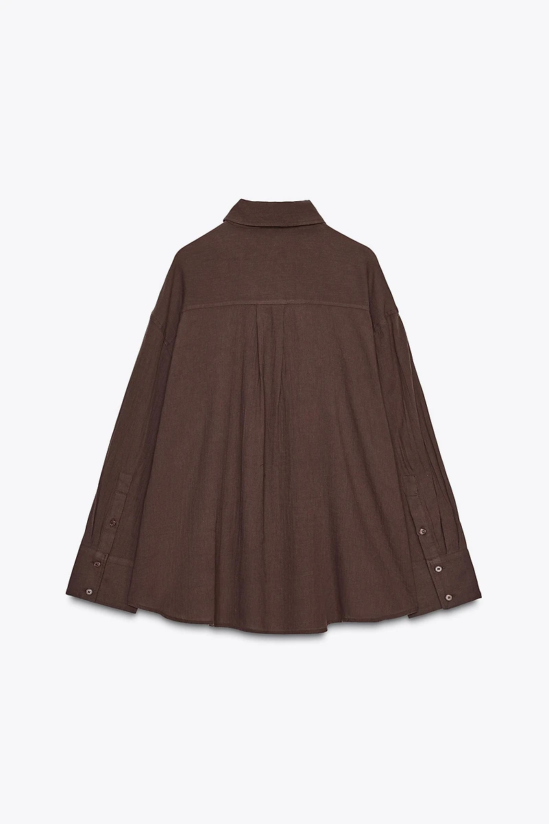 OVERSIZED GAUZE SHIRT