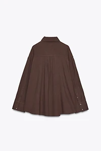 OVERSIZED GAUZE SHIRT