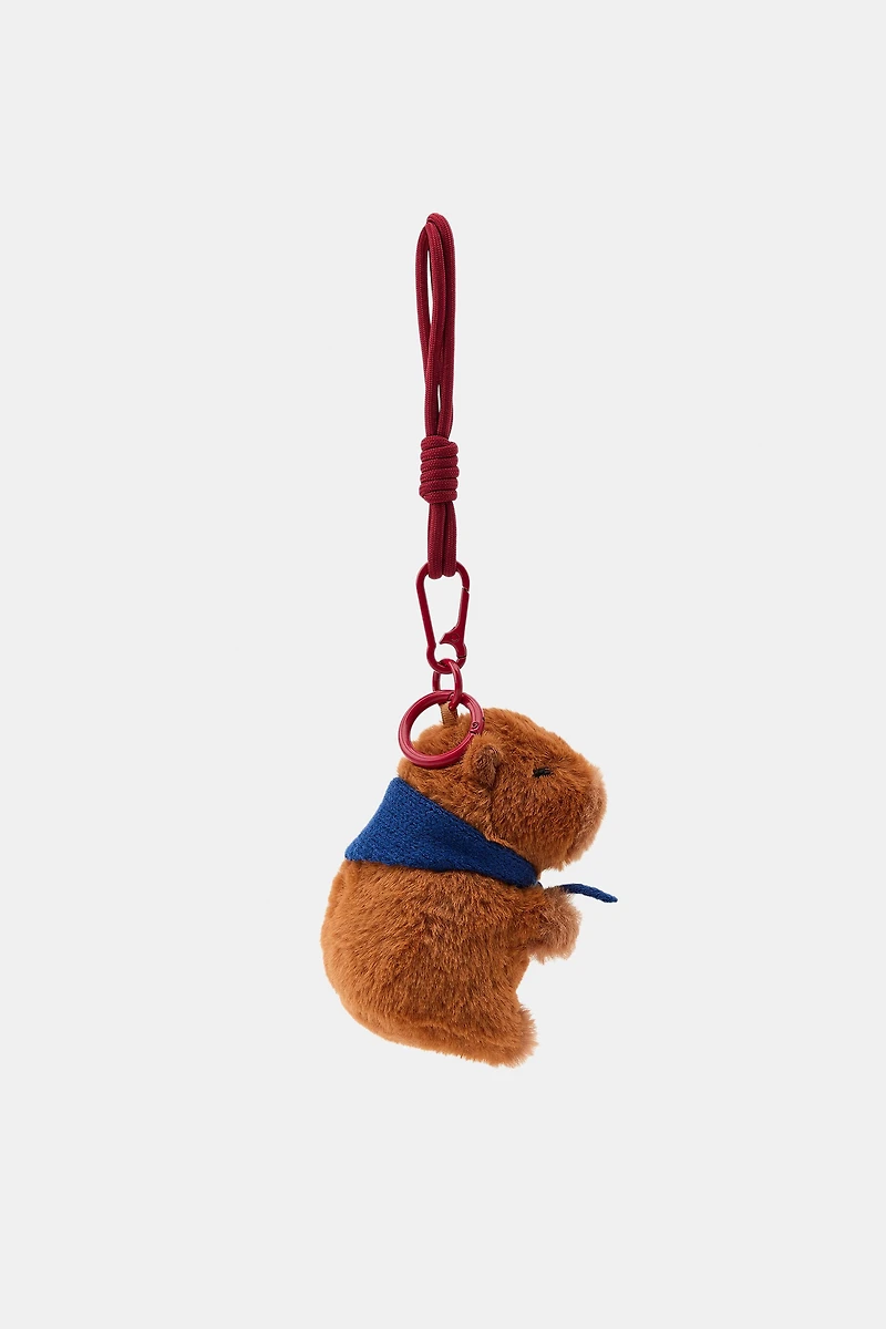 CAPYBARA SCARF CHARM KEYCHAIN