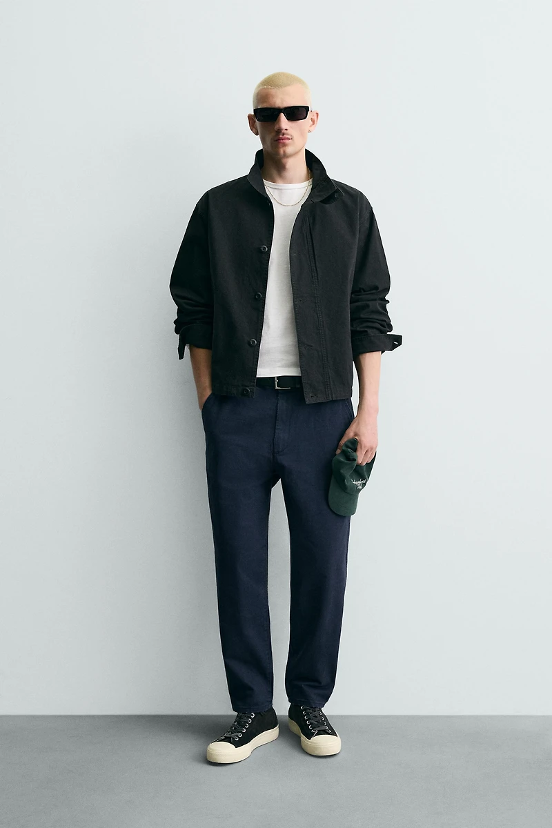 PANTALON CARROT FIT DÉLAVÉ