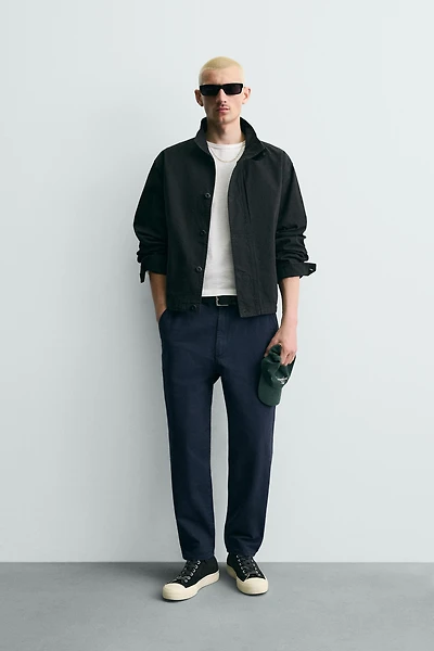 PANTALON CARROT FIT DÉLAVÉ