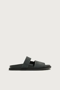 LEATHER STRAP SANDALS