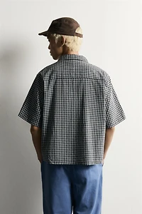 RELAXED FIT JACQUARD CHECK SHIRT