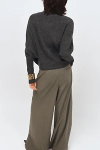 BATWING SLEEVE KNIT JUMPER