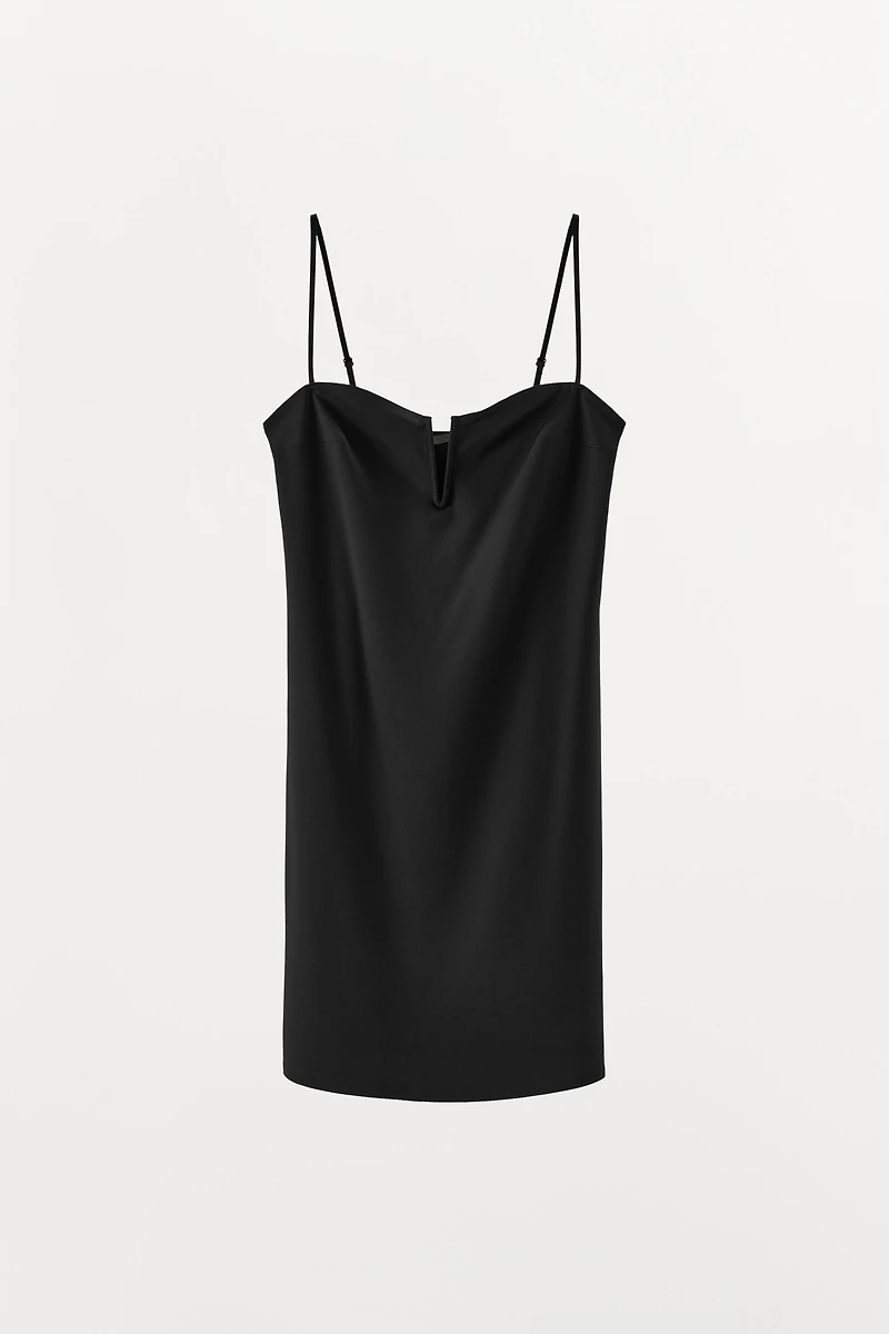 DRESS WITH METAL APPLIQUÉ POLYAMIDE
