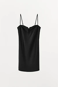 DRESS WITH METAL APPLIQUÉ POLYAMIDE