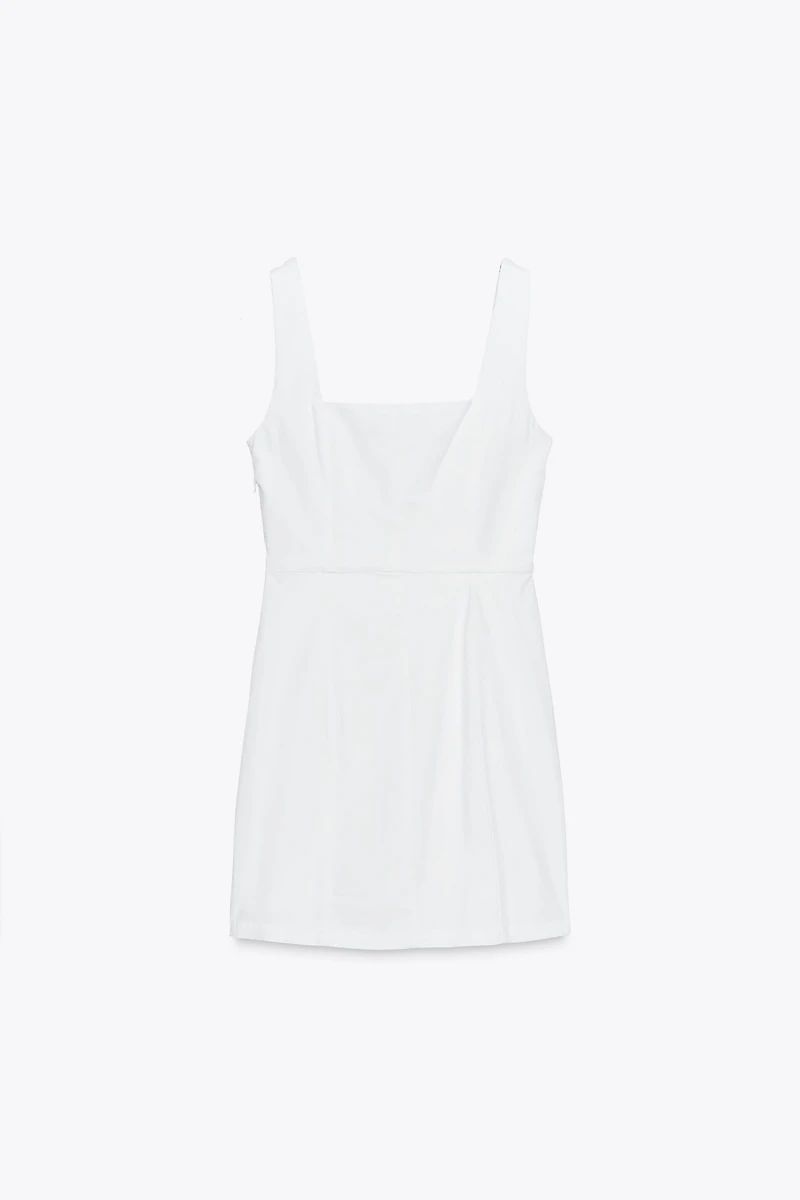 TIE MINI DRESS