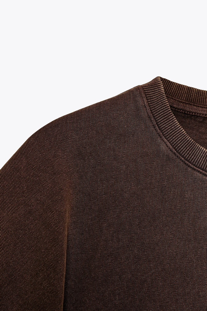 WASHED CAPE SLEEVE T-SHIRT