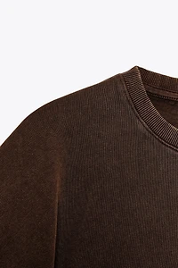 WASHED CAPE SLEEVE T-SHIRT