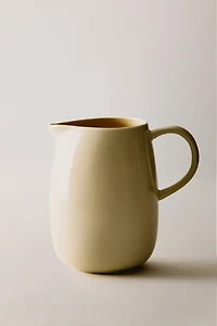 PLAIN STONEWARE MILK PITCHER