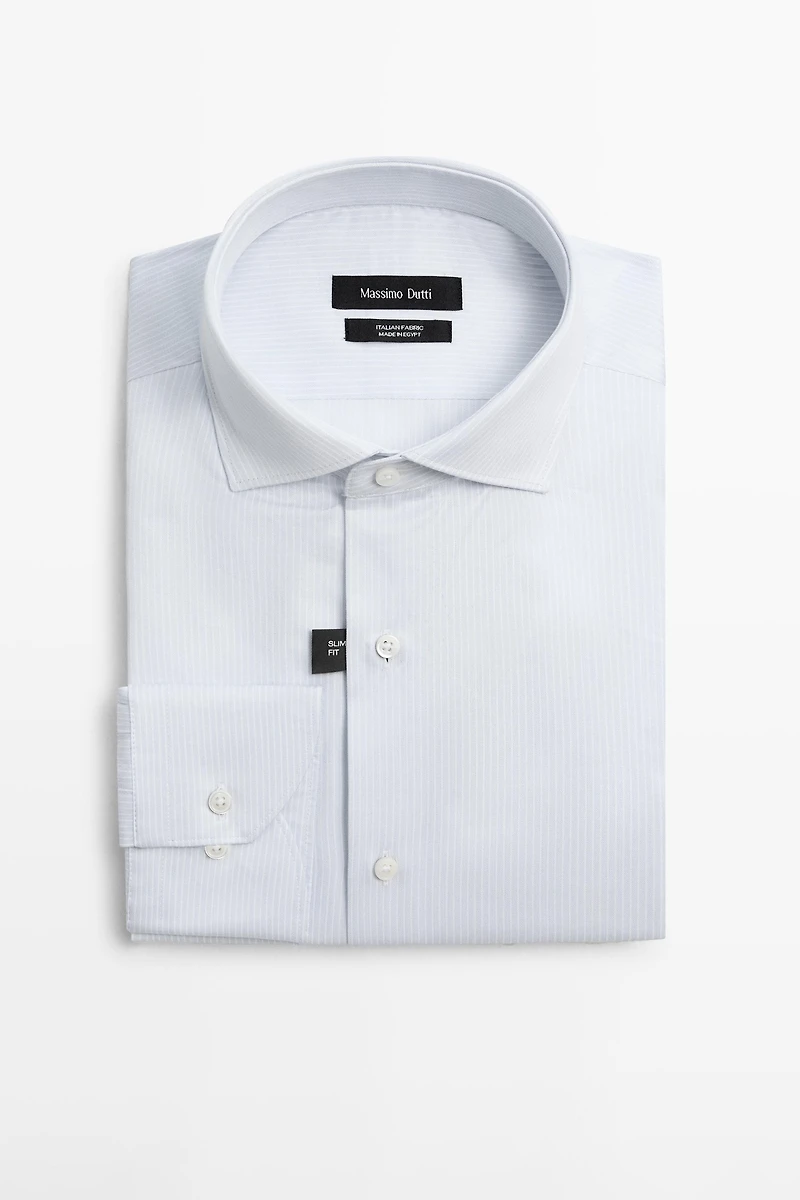 Chemise slim 100 % coton