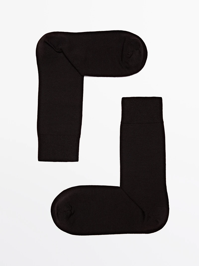 Wool blend socks