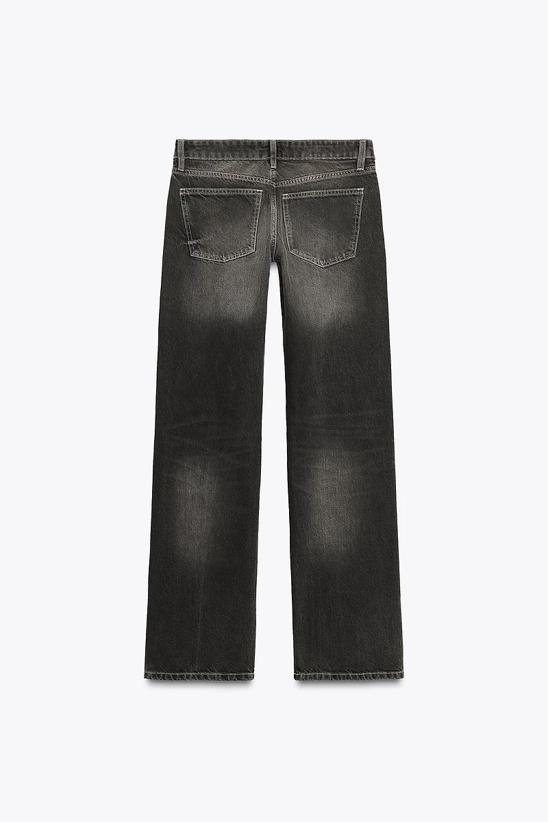 TRF LOW RISE WIDE LEG JEANS