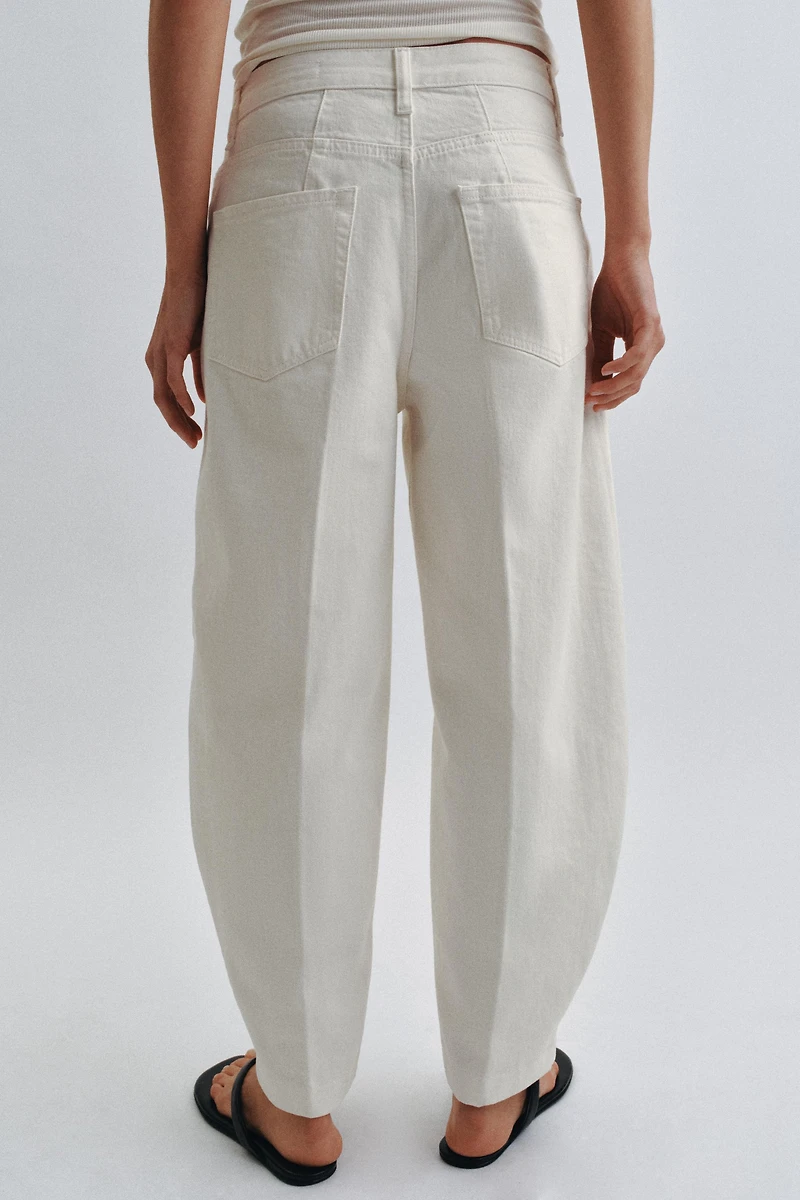 JEAN ZW COLLECTION BARREL TAILLE HAUTE