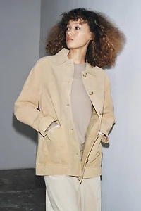 VESTE EN CUIR DAIM ZW COLLECTION LIMITED EDITION