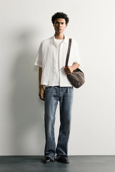 TEXTURED RELAXED FIT SHIRT