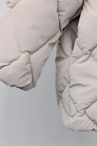 MANTEAU LÉGER MATELASSÉ EFFET GOMME