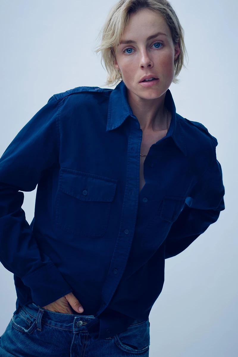 SHIRT WITH TABS