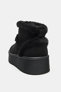 FAUX FUR SOFT ANKLE BOOTS