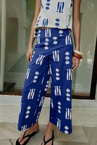 PRINTED TIE CULOTTES
