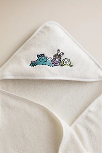 SORTIE DE BAIN À CAPUCHE BÉBÉ MONSTRES & CIE