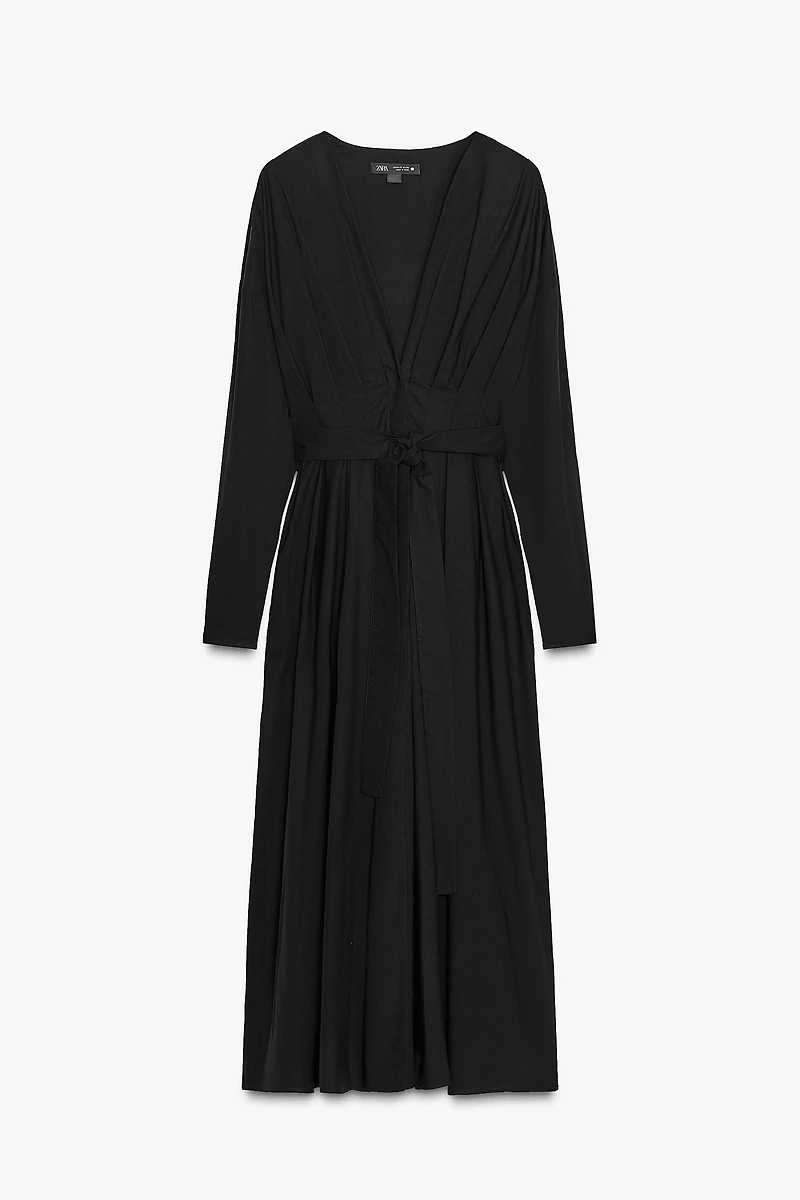 ZW COLLECTION PLEATED MIDI DRESS