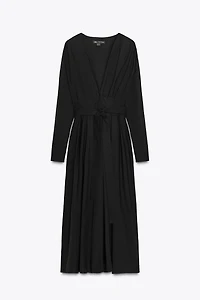 ZW COLLECTION PLEATED MIDI DRESS