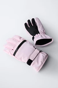 WINDPROOF RUBBERIZED GLOVES SKI COLLECTION