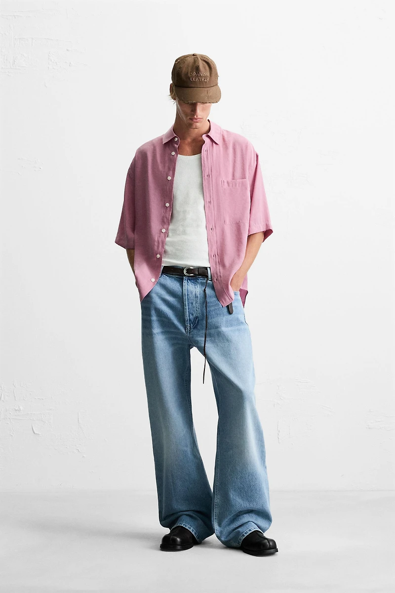 RELAXED FIT FLOWY SHIRT