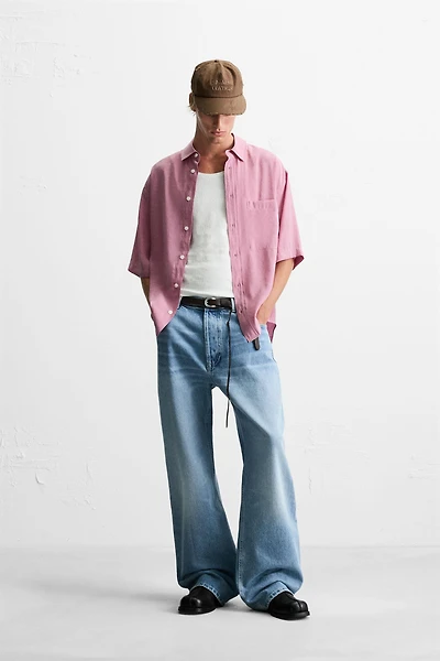 RELAXED FIT FLOWY SHIRT