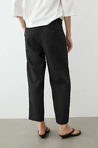 Pantalon capri slim