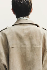 VESTE EN DAIM
