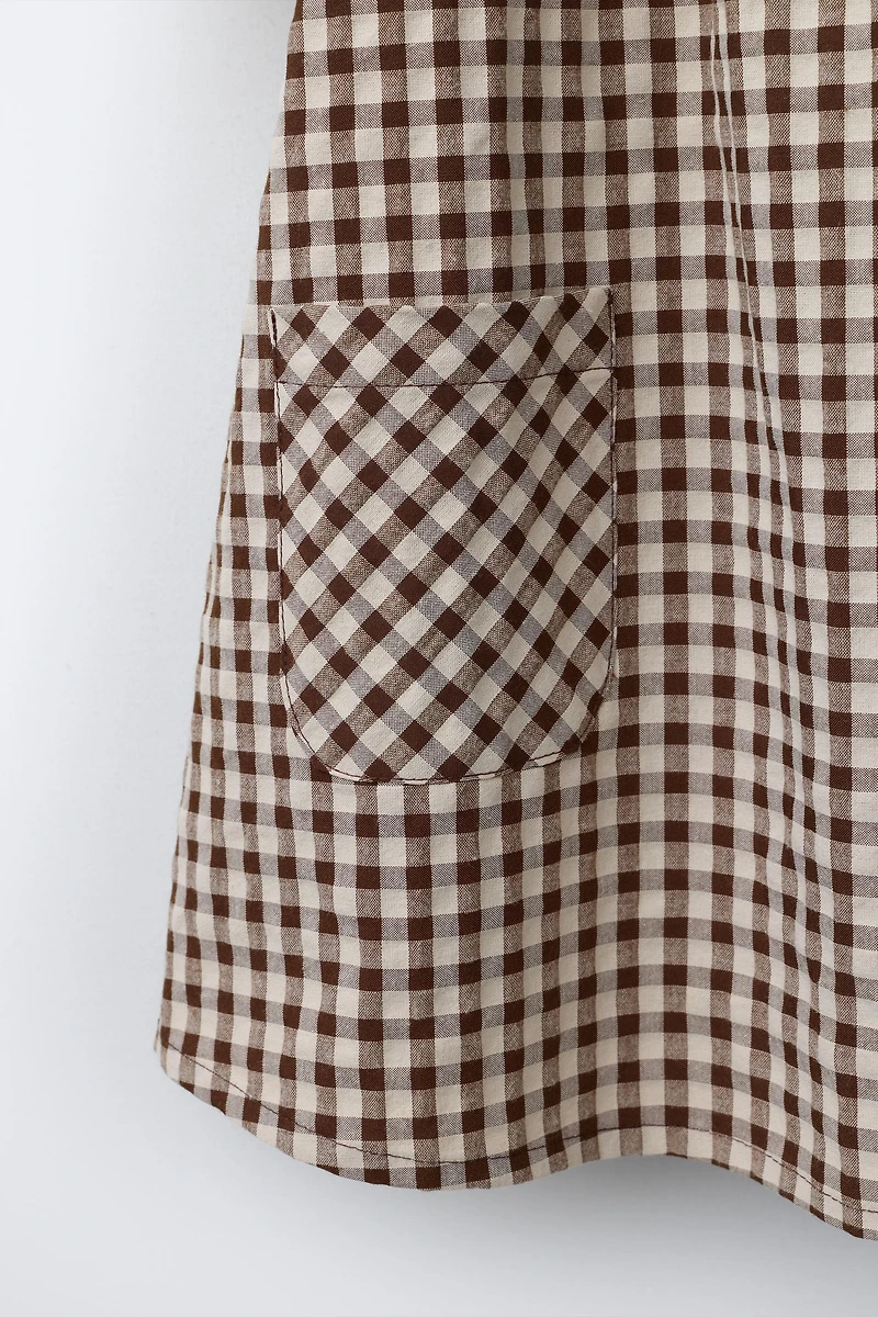 PLAID DRESS