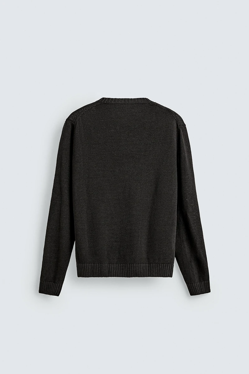 PULL REGULAR FIT 100 % LIN AARON LEVINE X ZARA