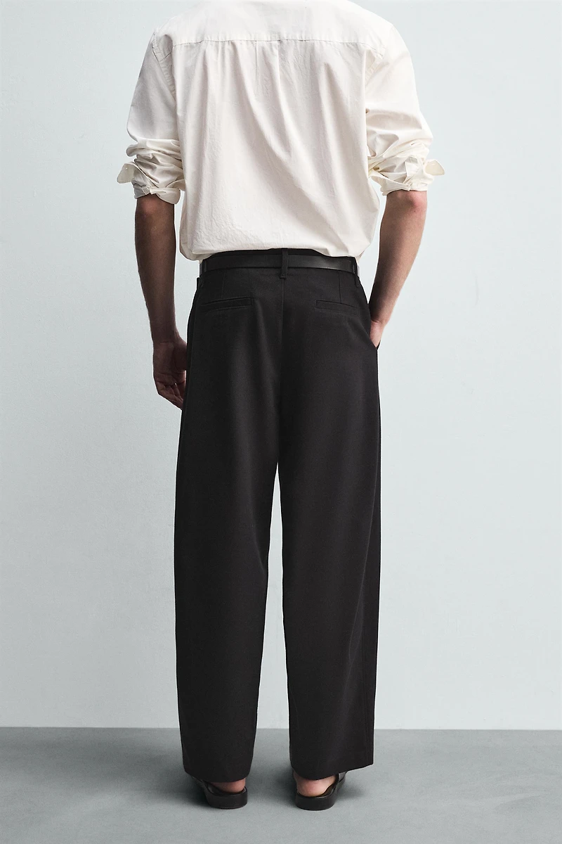 LYOCELL - COTTON BALLOON FIT PANTS