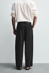 LYOCELL - COTTON BALLOON FIT PANTS