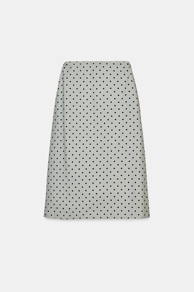 POLKA DOT MIDI SKIRT