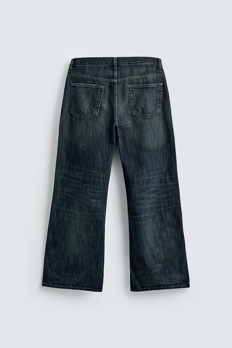 WIDE FLARE FIT JEANS