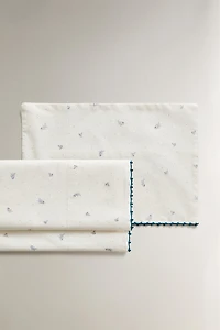 LEAF AND DOT MINICRIB SHEET SET
