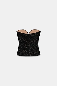 VELVET LACE CORSET
