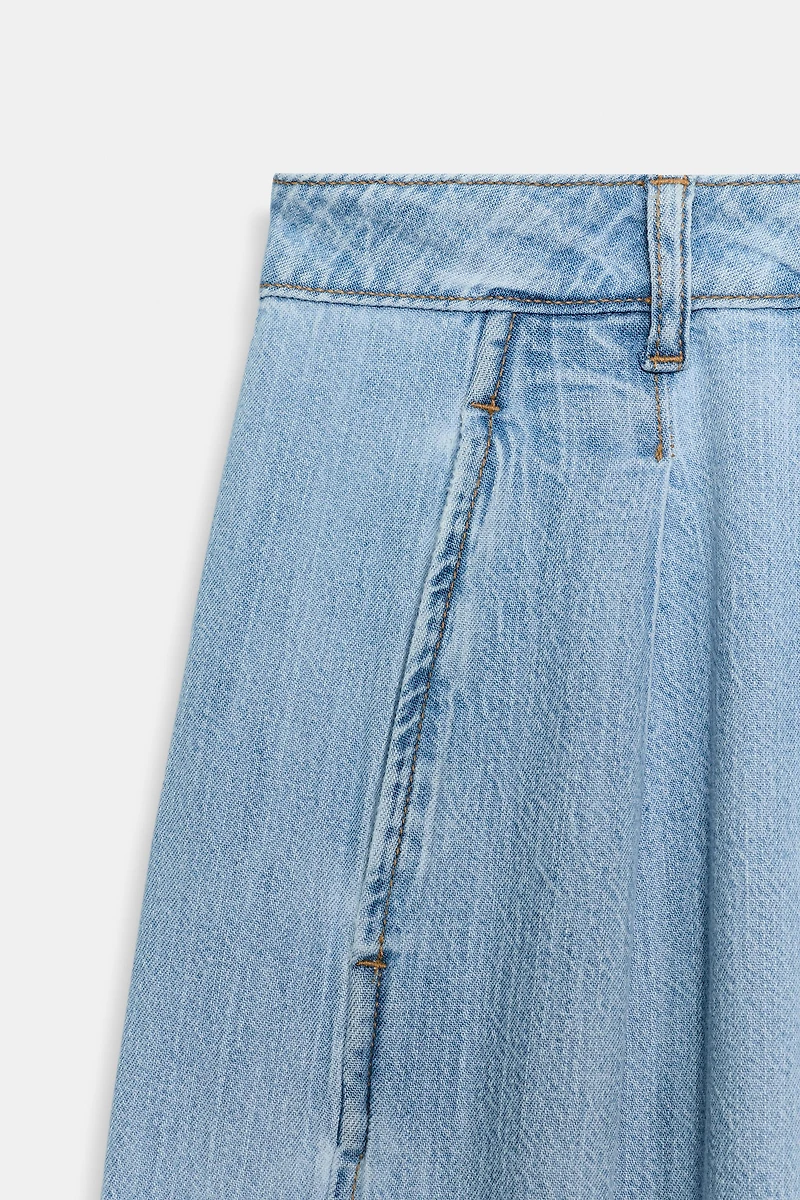 JEAN Z1975 À JAMBES LARGES TAILLE HAUTE PINCES