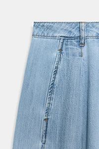 JEAN Z1975 À JAMBES LARGES TAILLE HAUTE PINCES