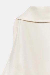 ZW COLLECTION ASYMMETRICAL TIE-NECK TOP