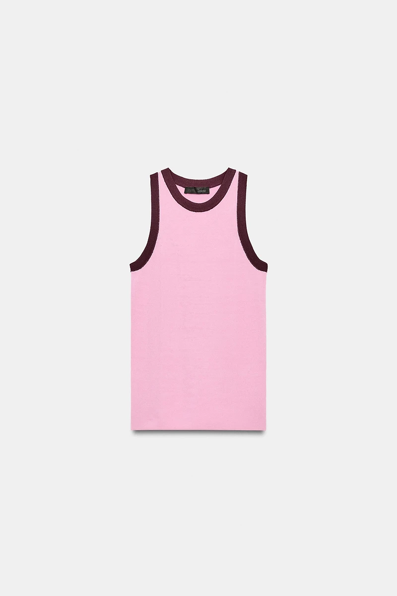 KNIT HALTER TOP