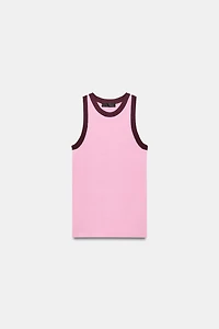 KNIT HALTER TOP