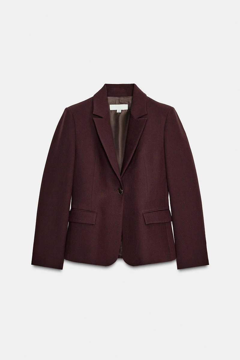 TAILORED BLAZER WITH SHOULDER PADS