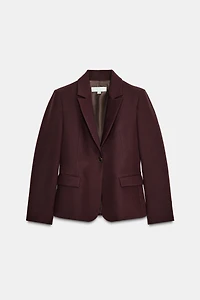 TAILORED BLAZER WITH SHOULDER PADS