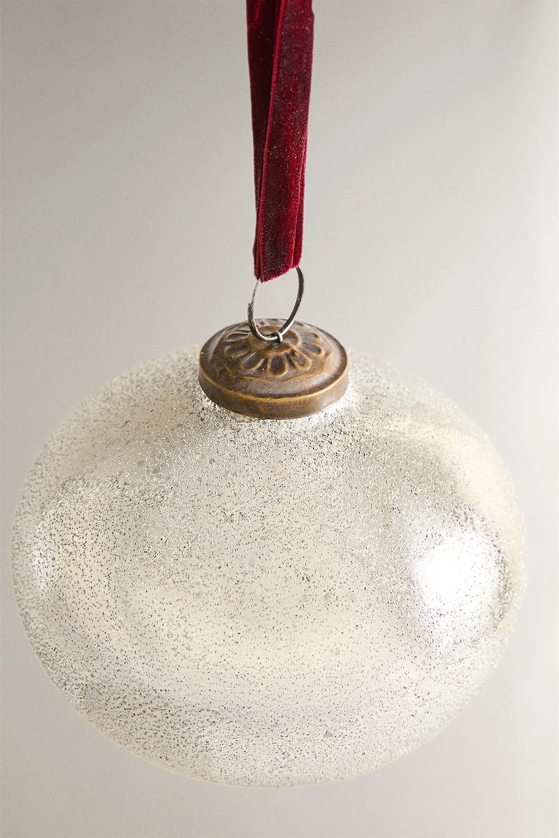 TEXTURED CHRISTMAS TREE ORNAMENT