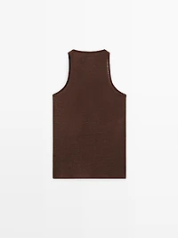 100% linen strappy top