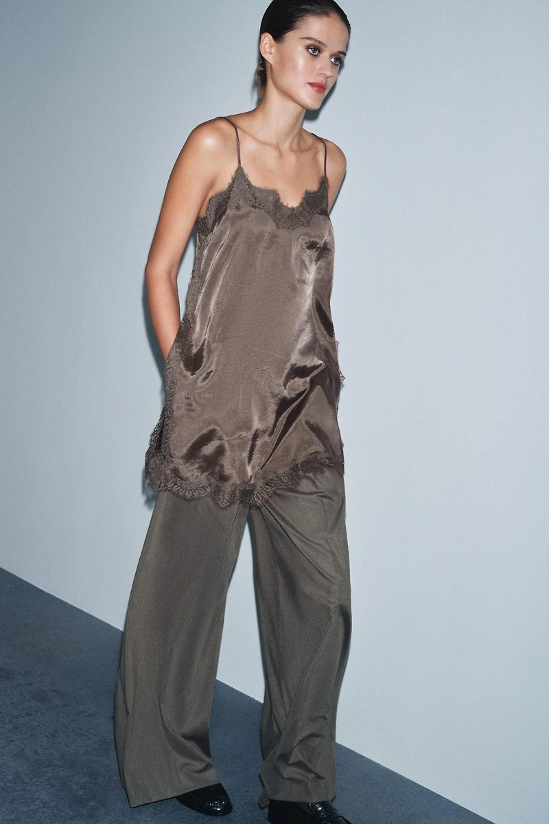 LACE CAMISOLE TOP ZW COLLECTION